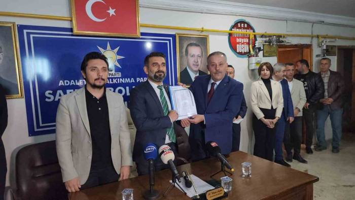 Hüseyin Gündoğdu Safranbolu Belediye Başkanlığı İçin Başvurusunu Yaptı