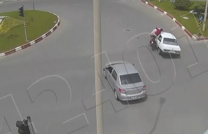 Afyonkarahisar’daki Trafik Kazaları Güvenlik Kameralarına Yansıdı