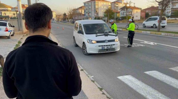 Aksaray Polisinden Dron İle Şok Uygulama