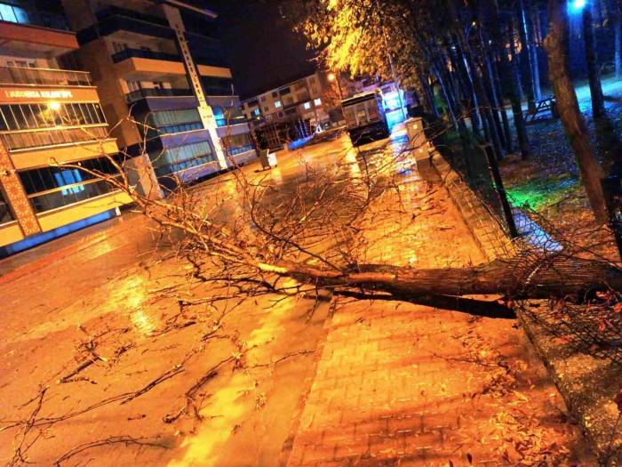 Kulu’da Fırtına Hayatı Olumsuz Etkiledi