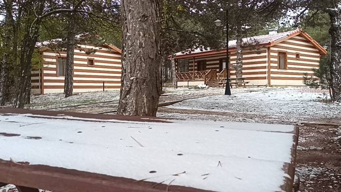 Manisa’ya Mevsimin İlk Karı Düştü