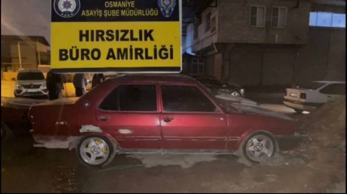 Osmaniye’de Çaldıkları Otomobilleri İl Dışında Parçalayıp Satan Hırsızlar Yakalandı