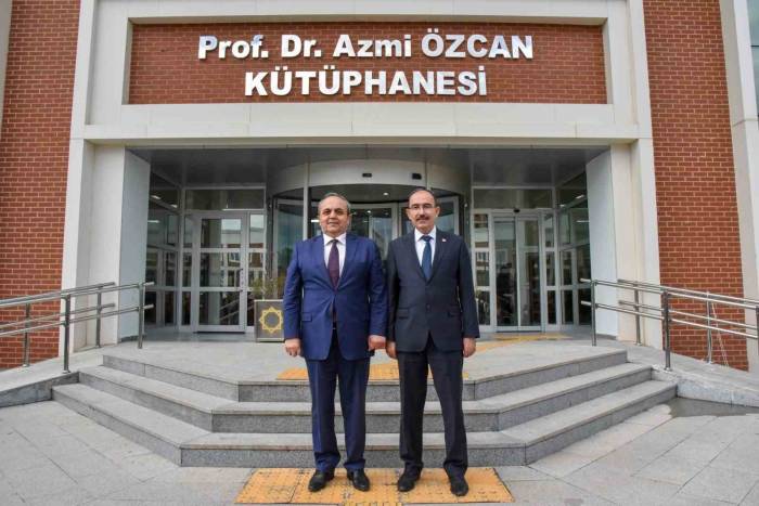 Prof. Dr. Azmi Özcan’ın Adı Kütüphaneye Verildi