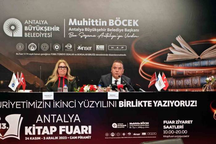 13. Antalya Kitap Fuarı 24 Kasım’da Başlıyor