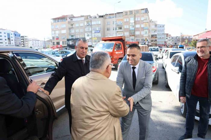 Büyükkılıç’tan Hunat Çarşısı Esnafına Ziyaret