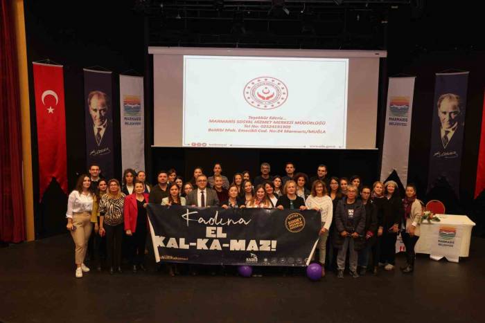 Marmaris’te Kadına Şiddet Konulu Panel Düzenlendi