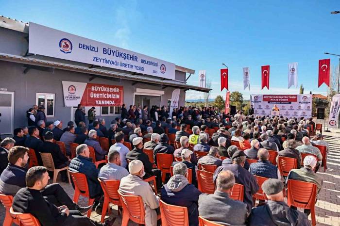 Denizli’de Zeytinyağı Üretim Tesisi Hizmete Girdi