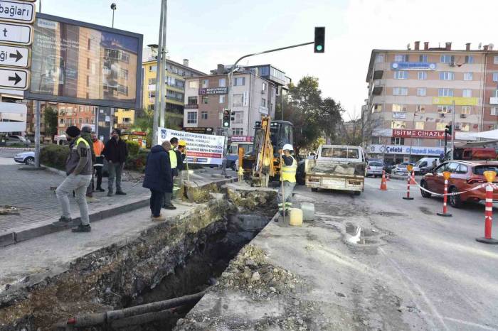 Çankaya Aksu Caddesi’nin Sel Çilesi Son Buluyor