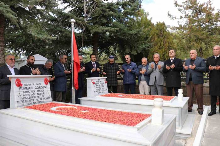 Ahlatlı Şehitler Vefat Yıl Dönümlerinde Anıldı