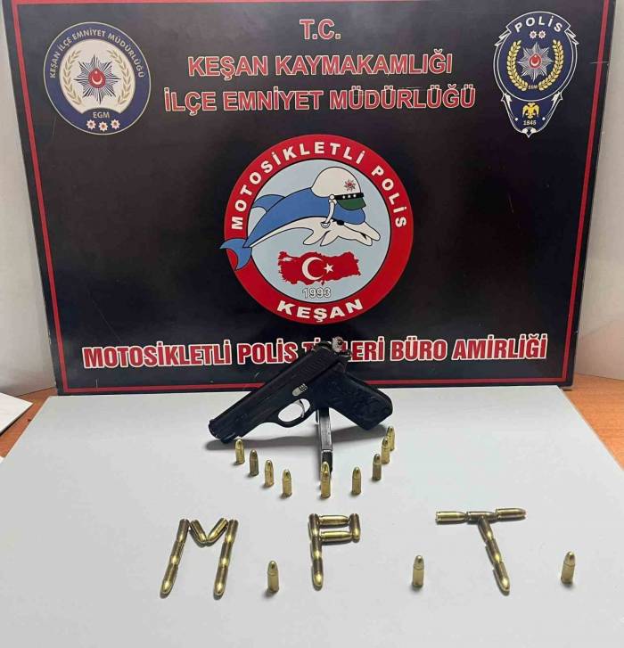 Keşan’da Uyuşturucu Ve Ruhsatsız Tabanca Ele Geçirildi