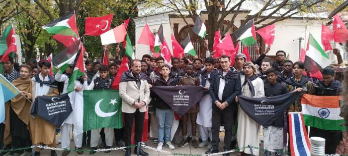 89 Milletten Çocuk Gazze İçin Buluştu...ten Renkleri Farklı, Acıları Ve Tepkileri Aynı