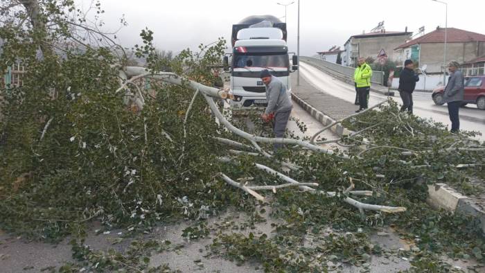 Fırtına Alaşehir’de Hayatı Olumsuz Etkiledi