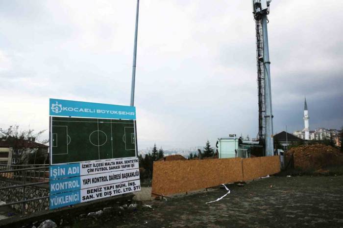 Ayazma Mahallesine Saha Yapılacak