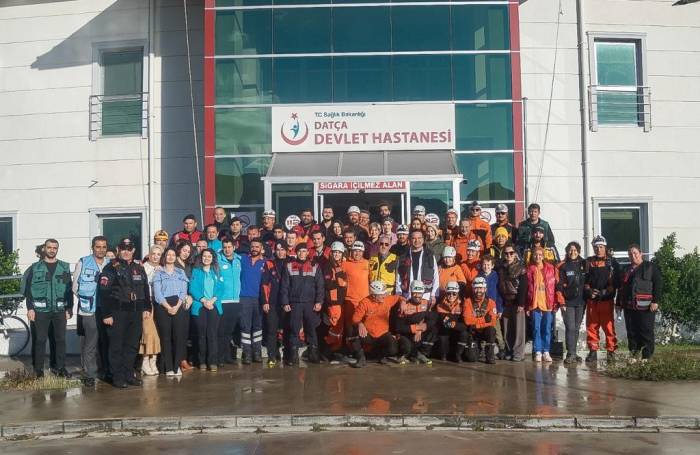 Datça’da Deprem Ve Yangın Tatbikatı Yapıldı