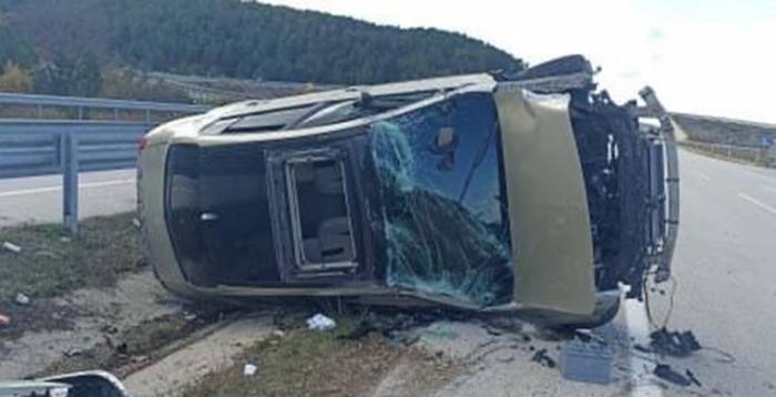 Takla Atan Otomobilin Sürücüsü Yaralandı