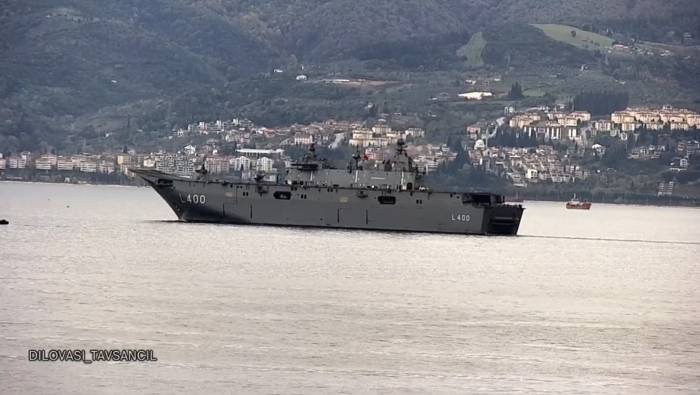 Tcg Anadolu Tüm Heybetiyle İzmit Körfezi’nde