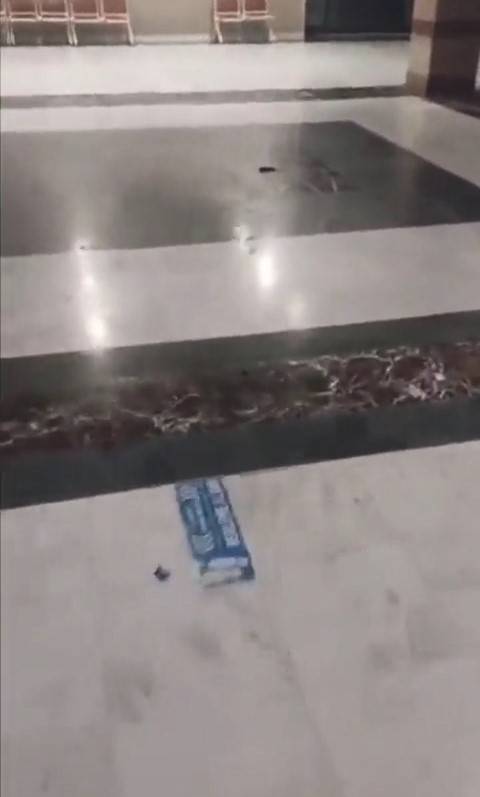 Kocaeli Üniversitesi Eğitim Ve Araştırma Hastanesi Koridorlarında Köpek Dışkısı