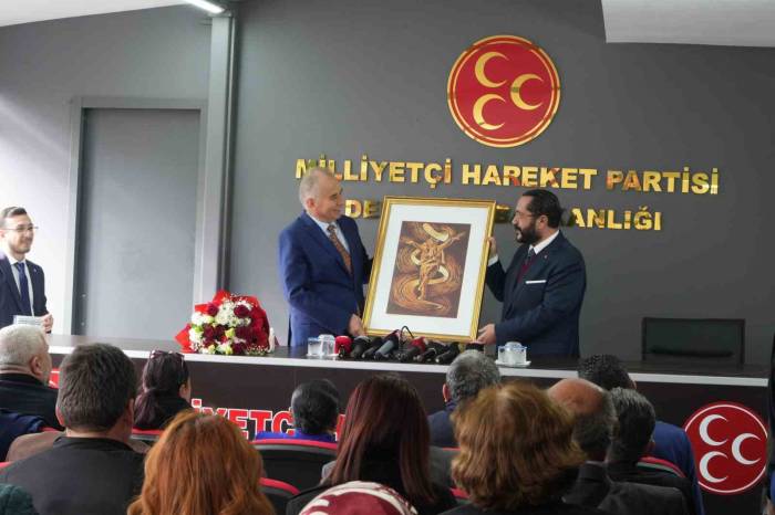 Mhp İl Başkanı Yılmaz, İttifak Ortağı Başkan Zolan’ı Ağırladı