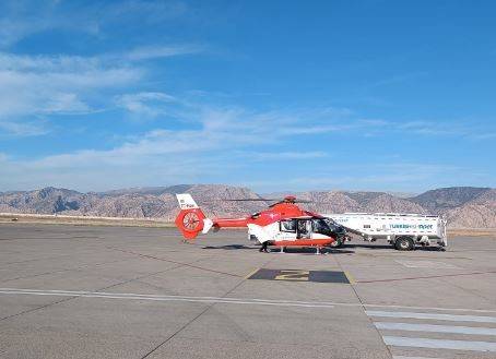 Şırnak’ta Ambulans Helikopter 5 Yaşındaki Çocuk İçin Havalandı