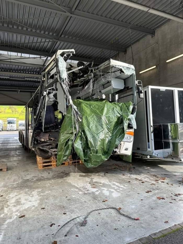 Gurbetçi Otobüs Şoförü Kazada Hayatını Kaybetti