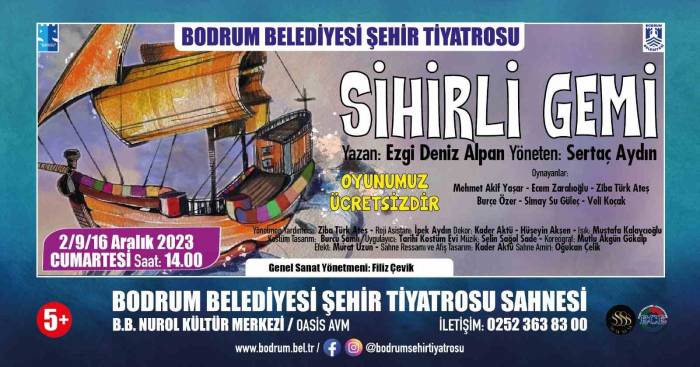 “Sihirli Gemi” Her Cumartesi Sahnede