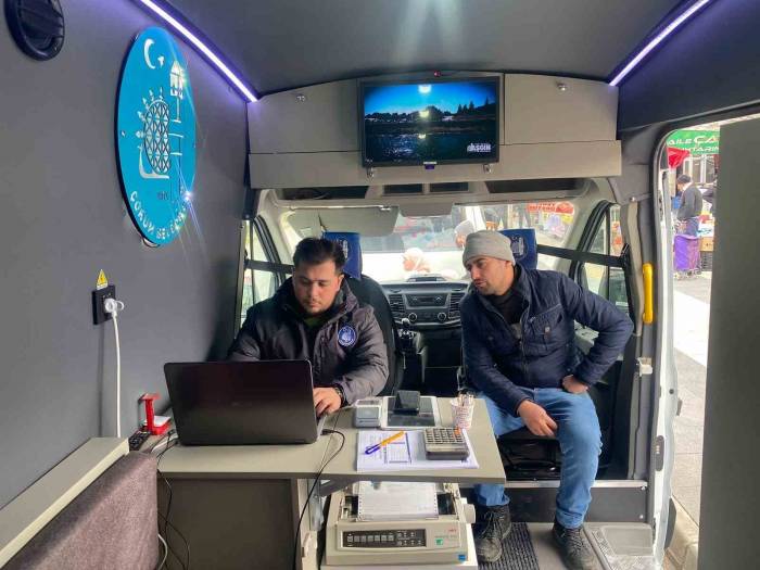 Çorum Belediyesi’nin “Mobil Çözüm Merkezi” Hizmette