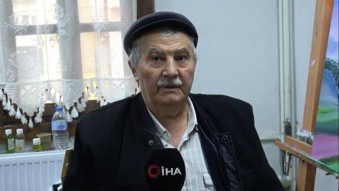 Kütahyalı ’çoban Ressam’ Halil Kırkıl 33 Yıldır Doğayı Resmediyor