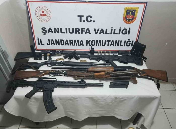 Siverek’te Silah Kaçakçılarına Operasyon