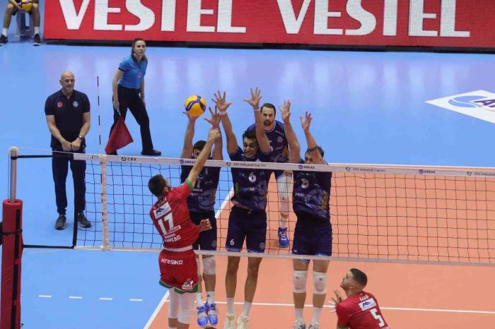 Arkas Spor, Cev Kupası’nda Çeyrek Finalde