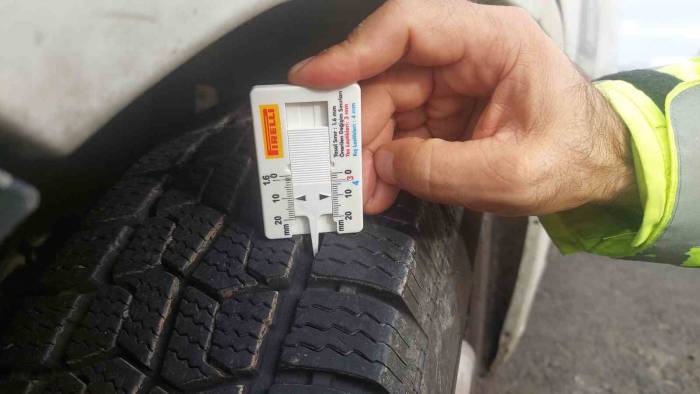 Tekirdağ’da Kış Lastiği Denetimleri