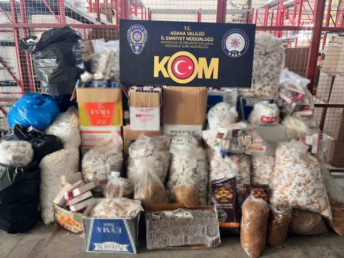 Adana’da 11 Milyon 361 Adet Doldurulmuş Sigara Yakalandı