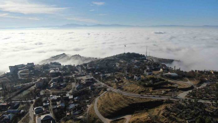 Elazığ Sis Denizinde Kayboldu, Ortaya Eşsiz Görüntüler Çıktı