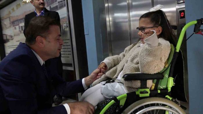 Minik Engelli Asya İstedi, Okula Asansör Yapıldı