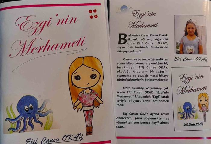 Küçük Yazar Elif Cansu Okay’dan Hikaye Kitabı