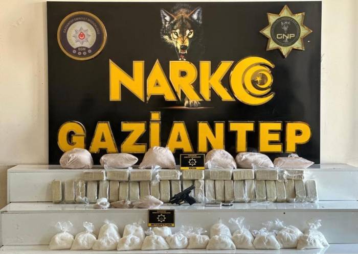 Gaziantep’te Kasım Ayında 507 Kilo Uyuşturucu Madde Ele Geçirildi