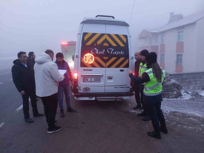Ağrı’da Servis Araçlarına Sıkı Denetim