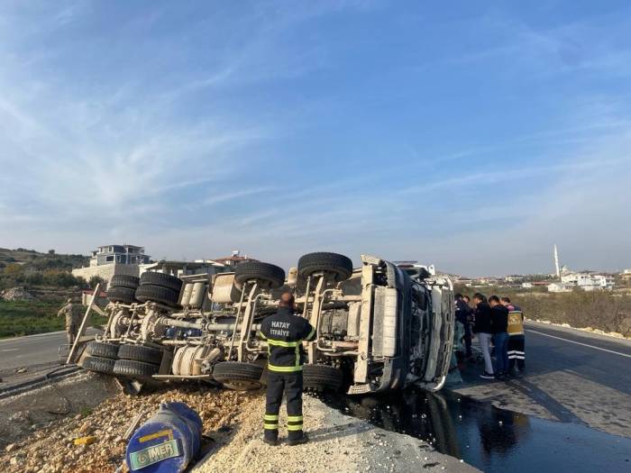 Hatay’da Trafik Kazası: 1 Yaralı