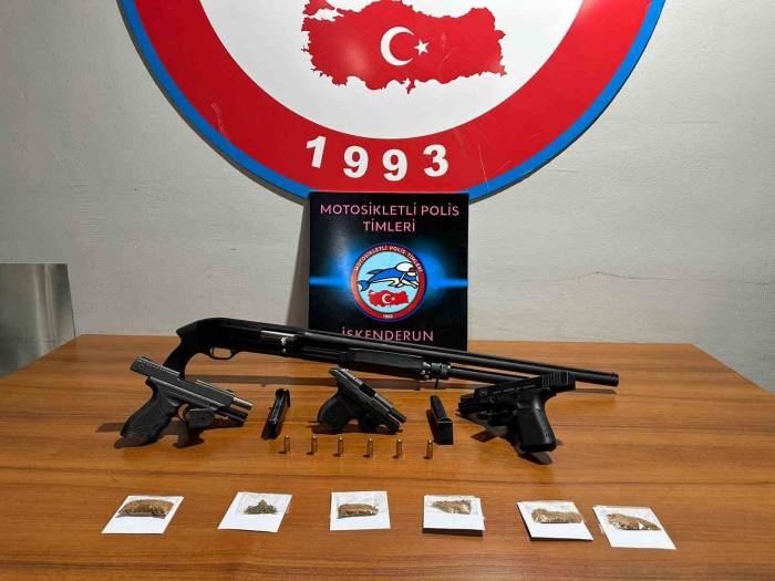 Polis Uygulamasında Aranan10 Şüpheli Yakalandı Ve 7 Ruhsatsız Tabanca Ele Geçirildi