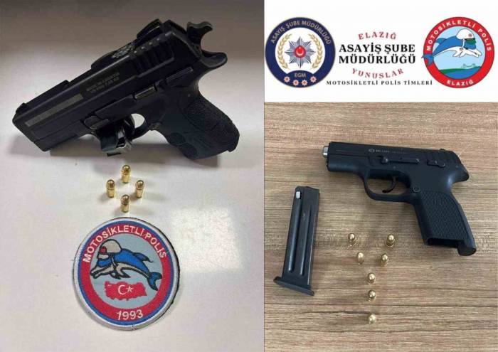 Elazığ’da Ruhsatsız Silah Operasyonu: 2 Kişi Yakalandı