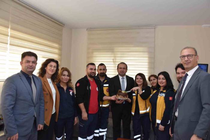 İl Sağlık Müdürü Şenkul, Sağlık Personellerinin Haftasını Kutladı