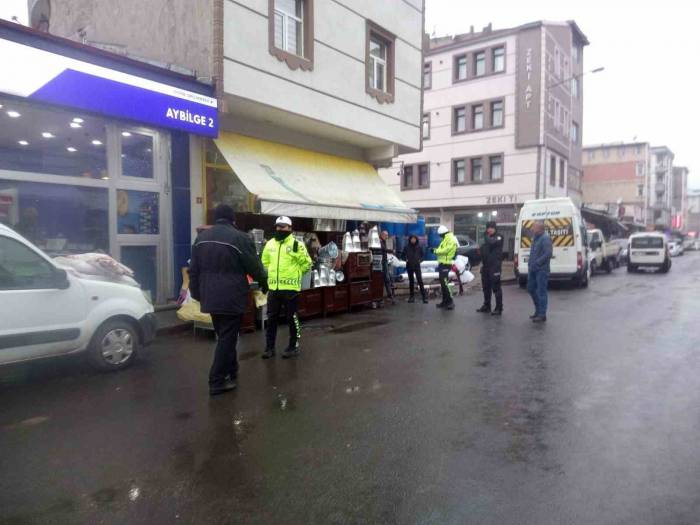 Kars’ta Kaldırım İşgallerine Zabıta Ayarı