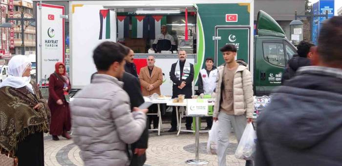 Van’da Gazze İçin Yardım Kampanyası