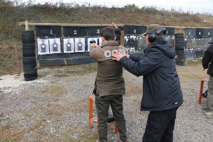 Bolu’da Ormancılara Silah Eğitimi Verildi