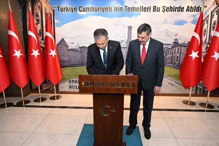 Bakan Yerlikaya’ya Erzurum Brifingi