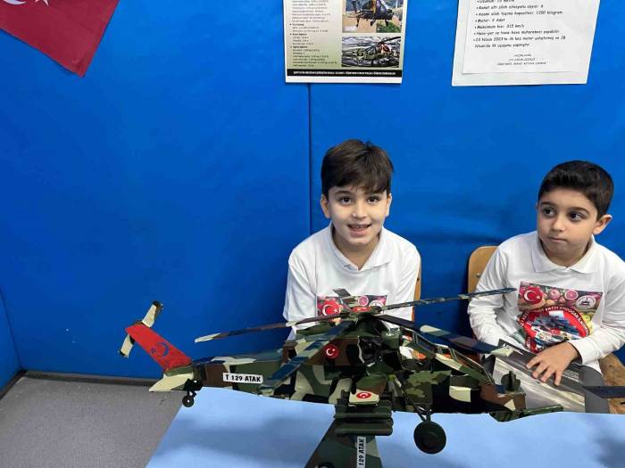 İlkokul Öğrencilerinden ’savunma Sanayii’ Ürünleri Maketi
