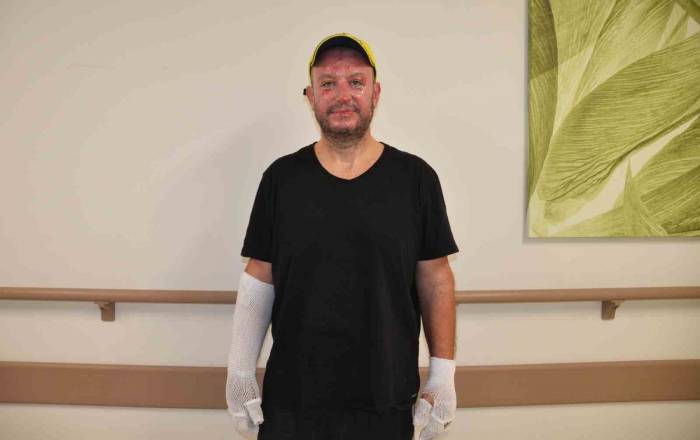 Oksijen Tüpünün Patlaması Sonucu Yaralanan Amca Ve Yeğeni Sağlığına Kavuştu