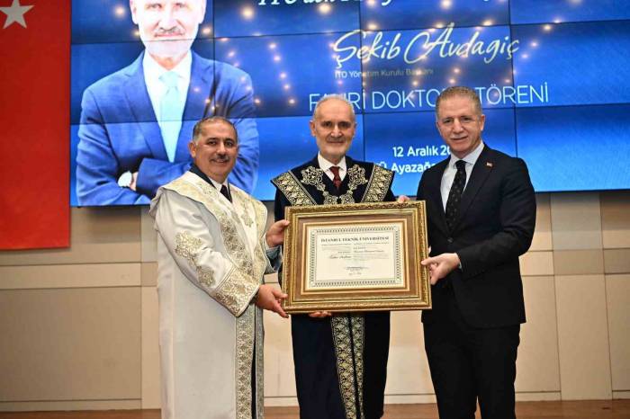 İto Başkanı Avdagiç’e İstanbul Teknik Üniversitesi’nden “Fahri Doktora” Unvanı