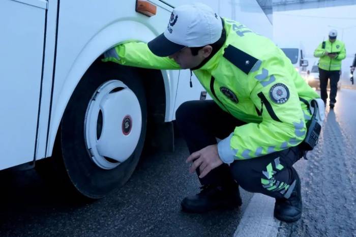 Kırklareli’nde Kış Lastiği Denetimi