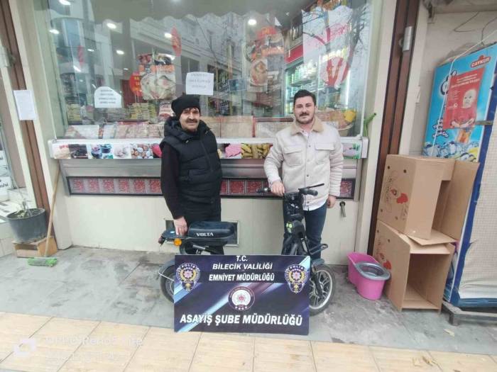 Çalınan Bisiklet Kısa Sürede Bulundu, Sahibine Teslim Edildi