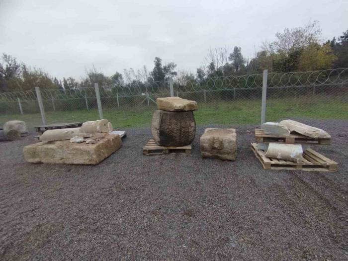 Yalova’da Roma Dönemine Ait 10 Tarihi Eser Nakledildi